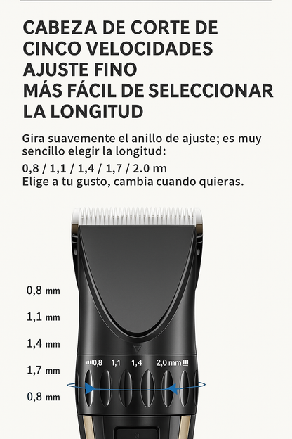 Máquina Cortapelo Mascota Premium