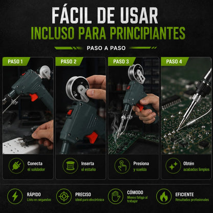 Pistola de Soldadura Automática de Mano (Kit Soldador Gratis🎁)